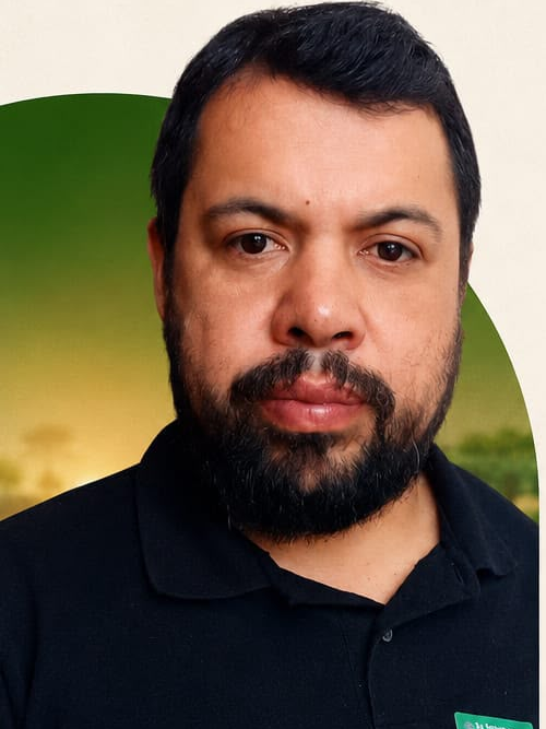 Retrato de Diego Moreira, presidente da Unicrab