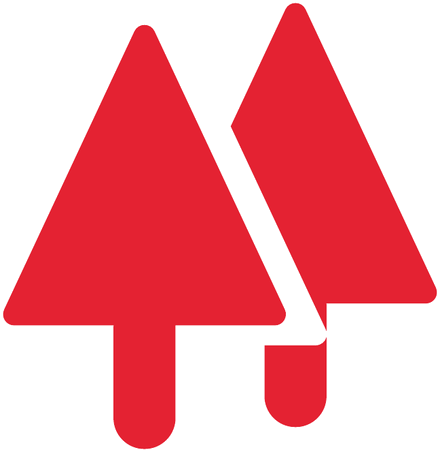 Ícone de duas árvores