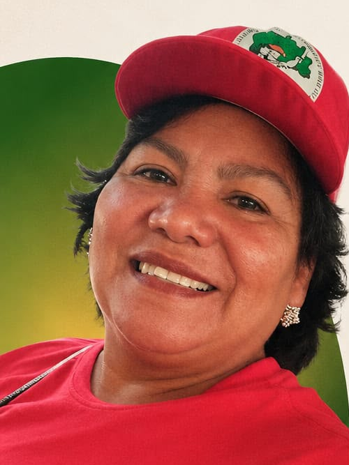 Retrato de Maria Alzenira Montelo, secretária geral da Unicrab